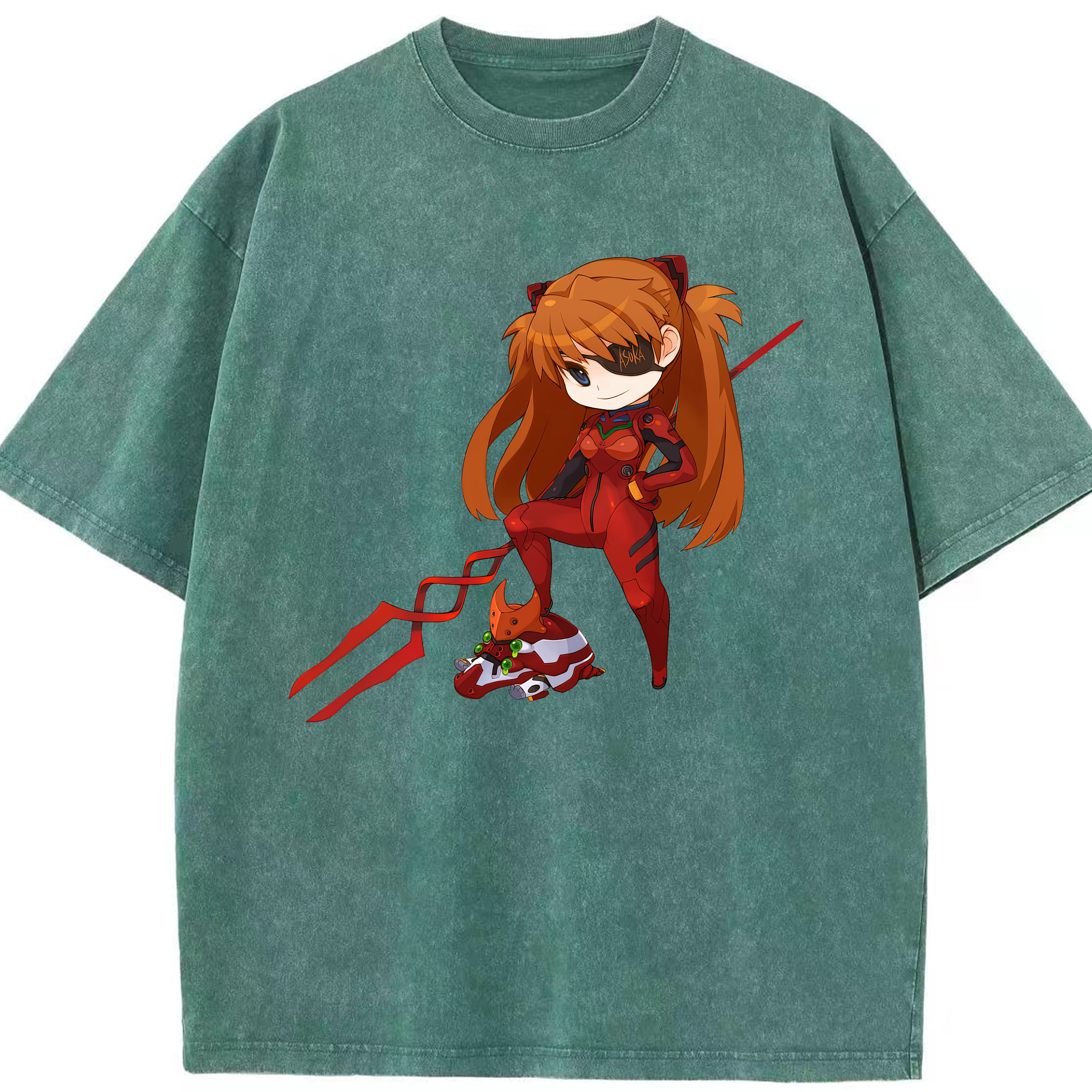 （画像用） EVA 新世紀エヴァンゲリオン 綿100% ヴィンテージ風 半袖Tシャツ（フロントプリント）